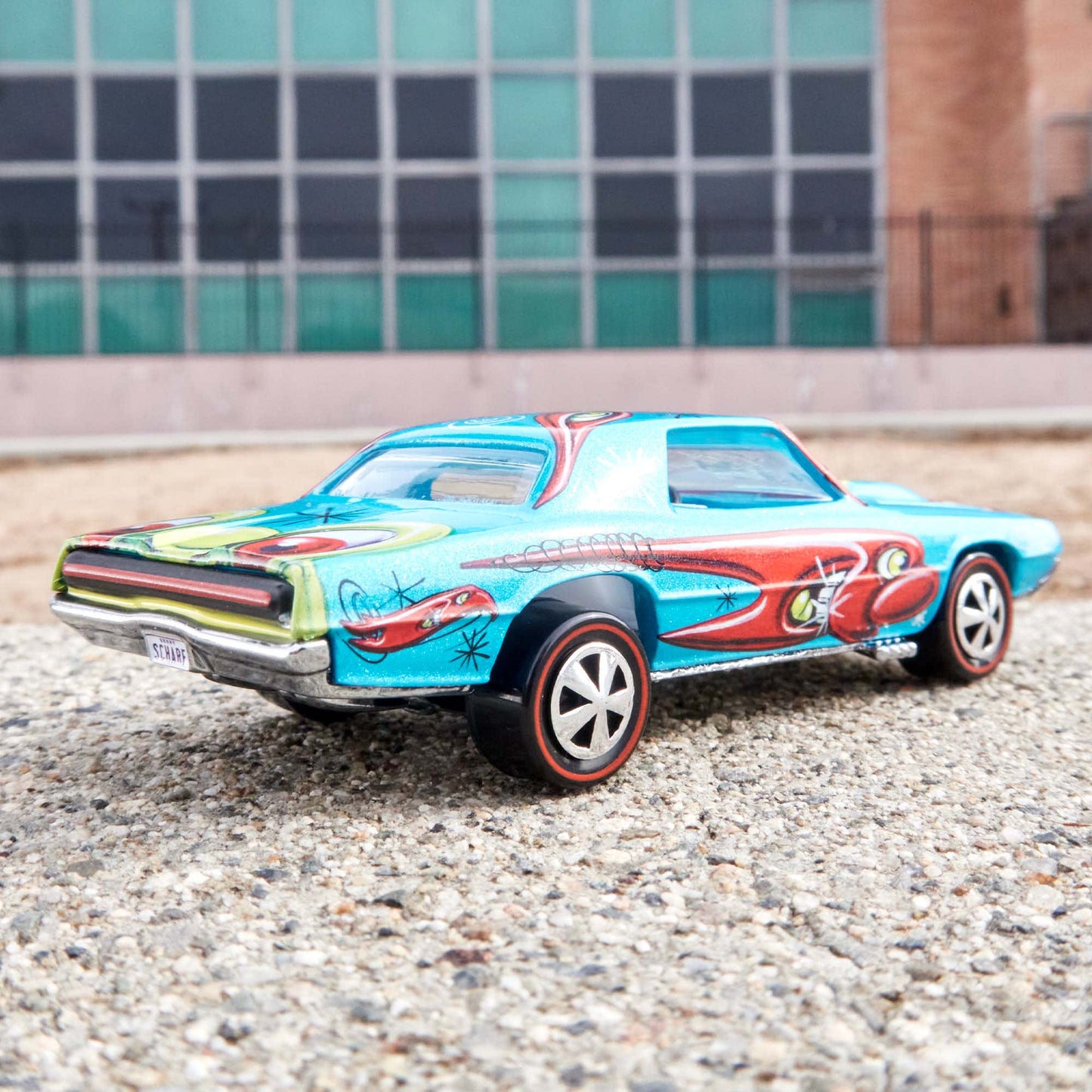 Hot Wheels x Kenny Scharf Custom T-Bird - 1:64 Scale Diecast Car - Mattel Creations Exclusive