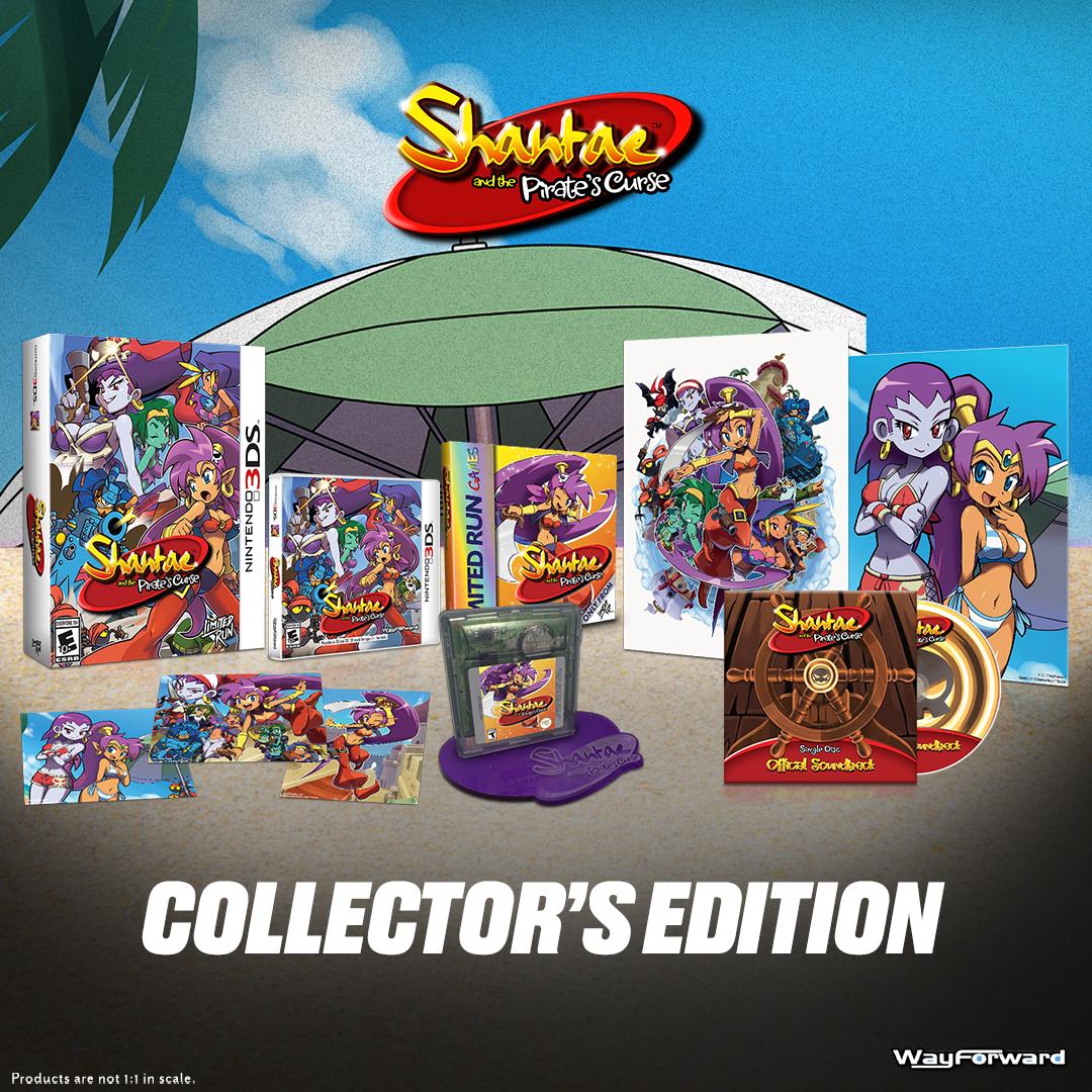 Shantae and The Pirate's Curse Collector's Edition - Nintendo 3DS Limited Run