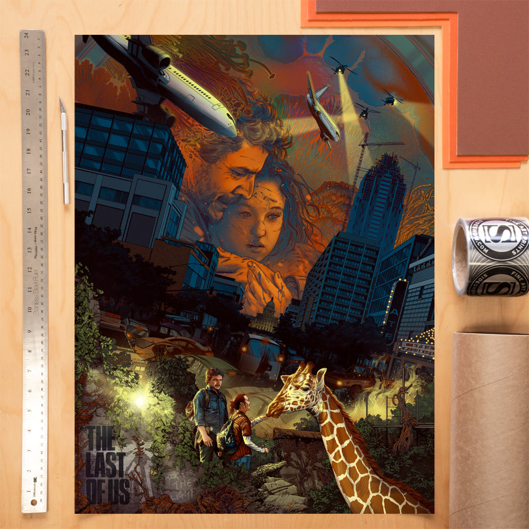 The Last of Us: It's Okay Baby Girl, I Got You Art Print - Kevin Tong - Limited Ed. Rainbow Holofoil Screenprint