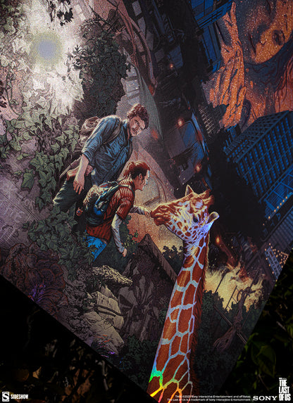The Last of Us: It's Okay Baby Girl, I Got You Art Print - Kevin Tong - Limited Ed. Rainbow Holofoil Screenprint