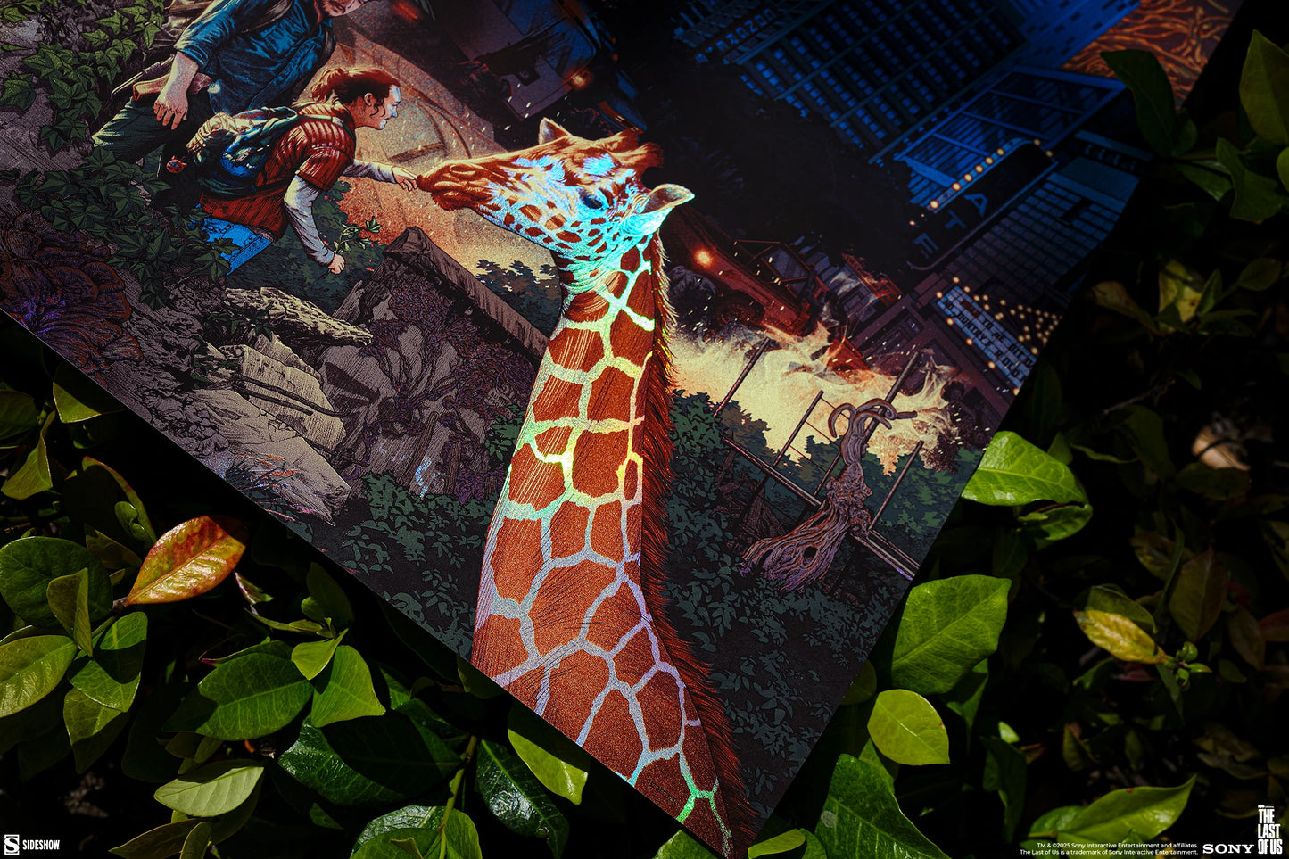 The Last of Us: It's Okay Baby Girl, I Got You Art Print - Kevin Tong - Limited Ed. Rainbow Holofoil Screenprint