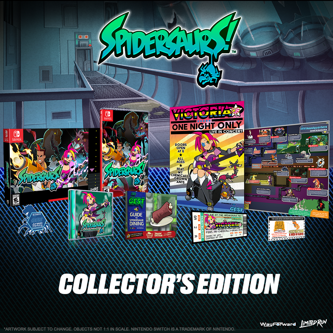 Spidersaurs Collector's Edition - Nintendo Switch - Limited Run Spidersaurs Collector's Edition - Nintendo Switch - Limited Run