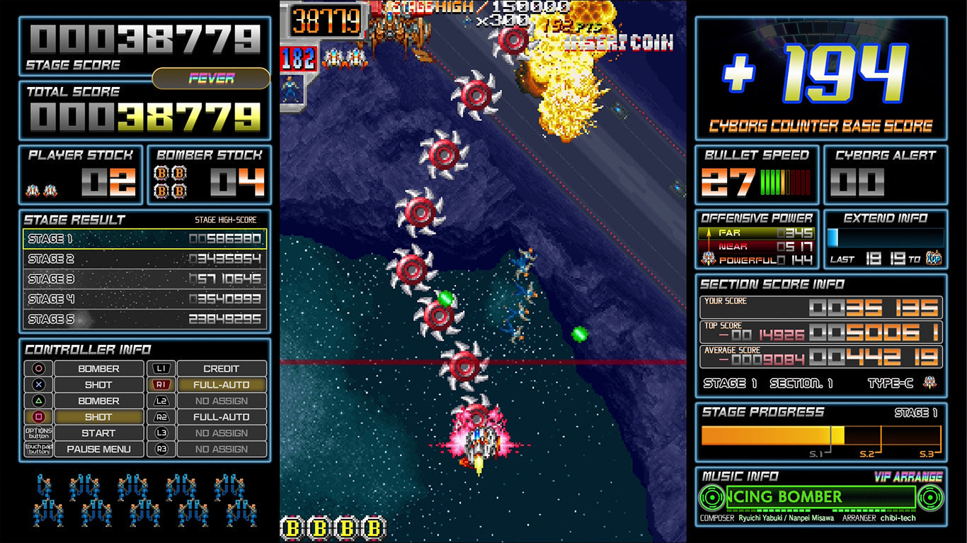 Dangun Feveron - PlayStation 4