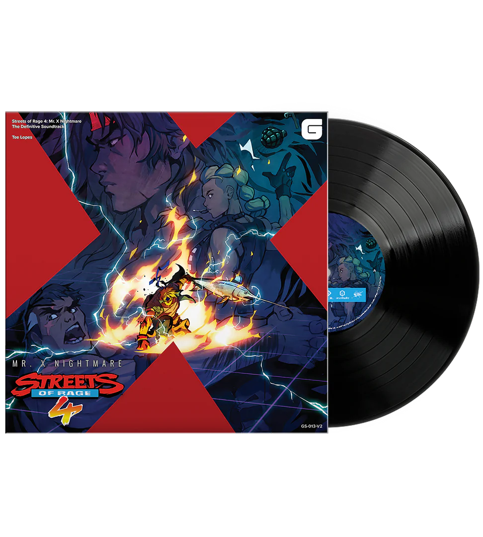 Streets of Rage 4: Mr X Nightmare--The Definitive Soundtrack - Vinyl LP Record (OST)