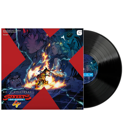 Streets of Rage 4: Mr X Nightmare--The Definitive Soundtrack - Vinyl LP Record (OST)