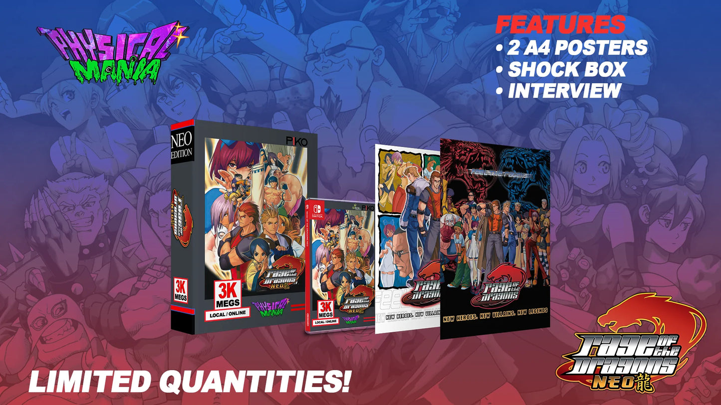 Rage of the Dragons NEO Special Edition - Nintendo Switch - Piko Interactive