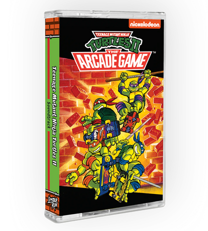 Teenage Mutant Ninja Turtles II: The Arcade Game NES Soundtrack - Cassette Tape Red - Nickelodeon, Limited Run Games