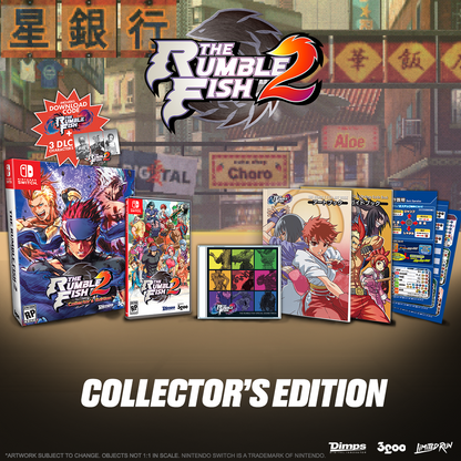 The Rumble Fish 2 Collector's Edition - Nintendo Switch - Limited Run Games, 3goo K.K.