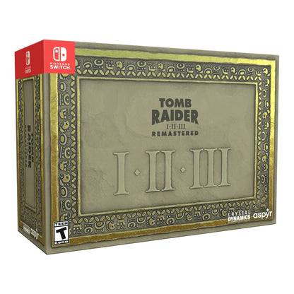 Tomb Raider I-III Remastered Collector's Edition - Nintendo Switch - Limited Run