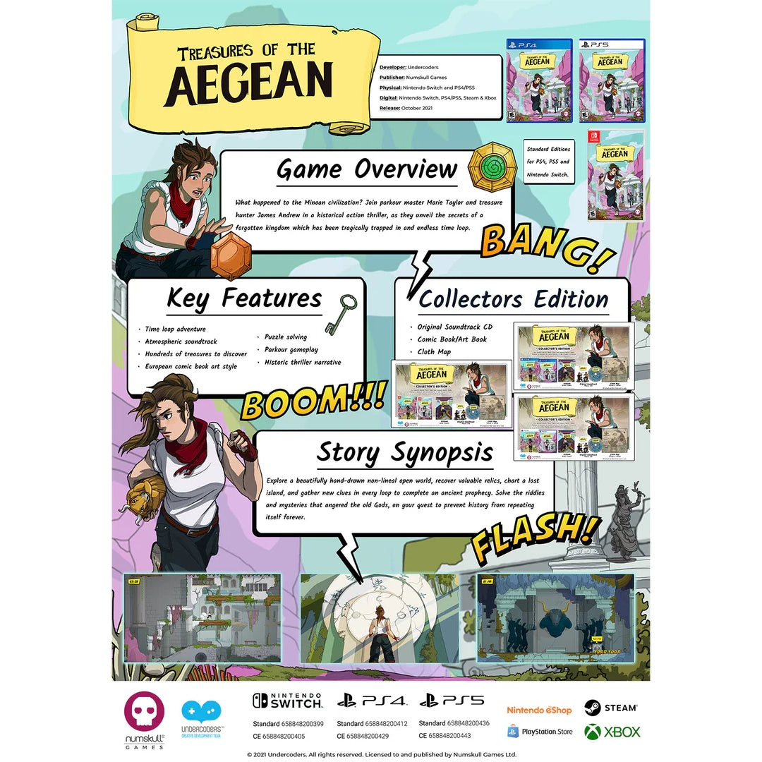Treasures of the Aegean Collector's Edition - Nintendo Switch - Limited Run Games