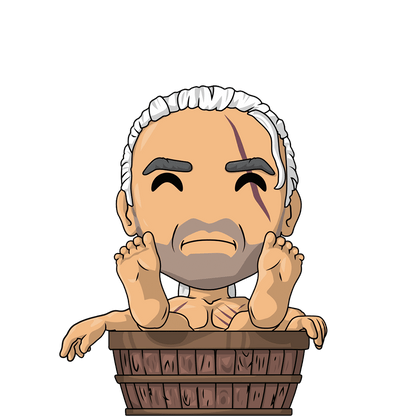 The Witcher Bathtub Geralt Vinyl Youtooz Figure