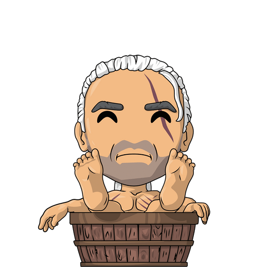 The Witcher Bathtub Geralt Vinyl Youtooz Figure