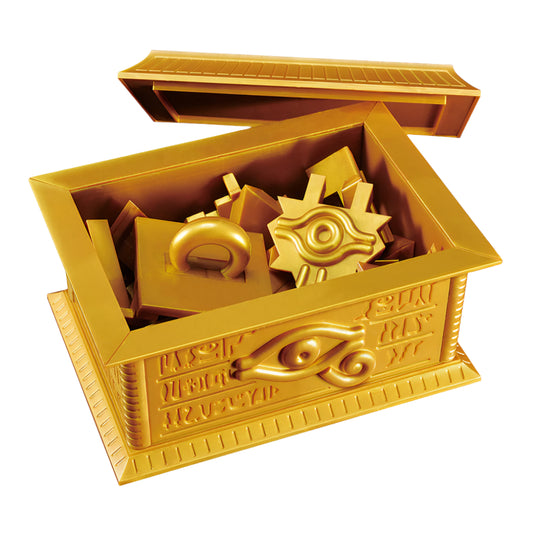 Yu-Gi-Oh! Duel Monsters Ultimagear Millennium Puzzle Gold Sarcophagus Model Kit - Bandai