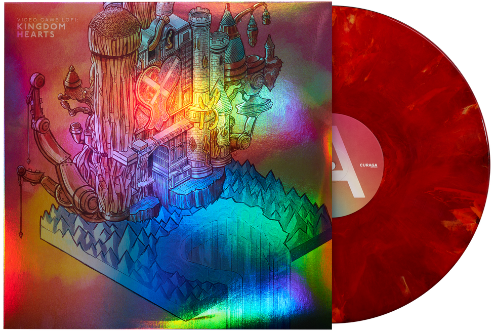 Video Game Lo-Fi Kingdom Hearts Vinyl Red