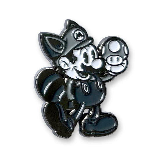 Vintage Super Mario Tanooki Suit Enamel Pin - Harebrained!
