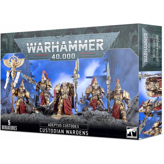 Warhammer 40,000 Adeptus Custodes: Custodian Wardens - 5 Miniatures - Games Workshop