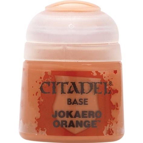 Citadel Base: Jokaero Orange - Warhammer Model Paint, 12ml Pot - Games Workshop