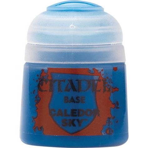 Citadel Base: Caledor Sky - Warhammer Model Paint, 12ml Pot - Games Workshop