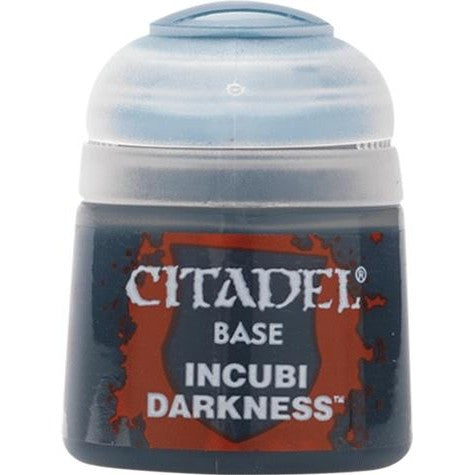 Citadel Base: Incubi Darkness - Warhammer Model Paint, 12ml Pot - Games Workshop