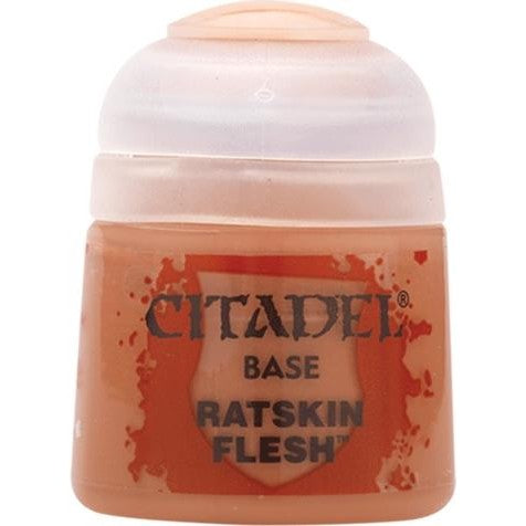 Ciitadel Base: Ratskin Flesh - Warhammer Model Paint, 12ml Pot - Games Workshop