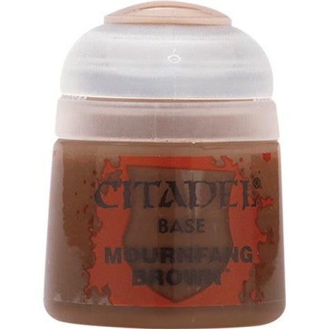 Citadel Base: Mournfang Brown - Warhammer Model Paint, 12ml Pot - Games Workshop