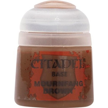 Citadel Base: Mournfang Brown - Warhammer Model Paint, 12ml Pot - Games Workshop