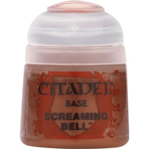 Citadel Base: Screaming Bell - Warhammer Model Paint, 12ml Pot - Games Workshop