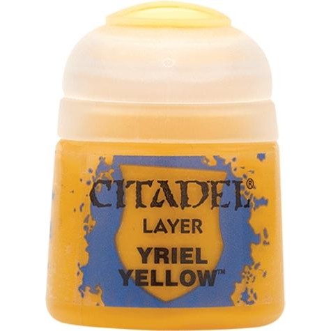 Citadel Layer: Yriel Yellow - Warhammer Model Paint, 12ml Pot - Games Workshop