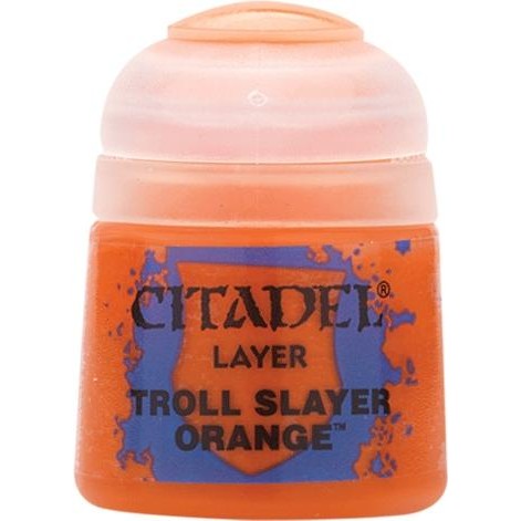 Citadel Layer: Troll Slayer Orange - Warhammer Model Paint, 12ml Pot - Games Workshop