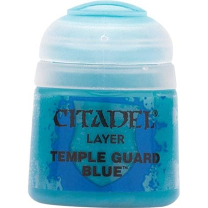 Citadel Layer: Temple Guard Blue - Warhammer Model Paint, 12ml Pot - Games Workshop