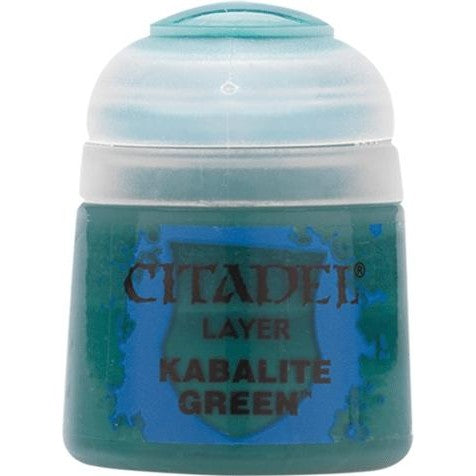 Citadel Layer: Kabalite Green - Warhammer Model Paint, 12ml Pot - Games Workshop