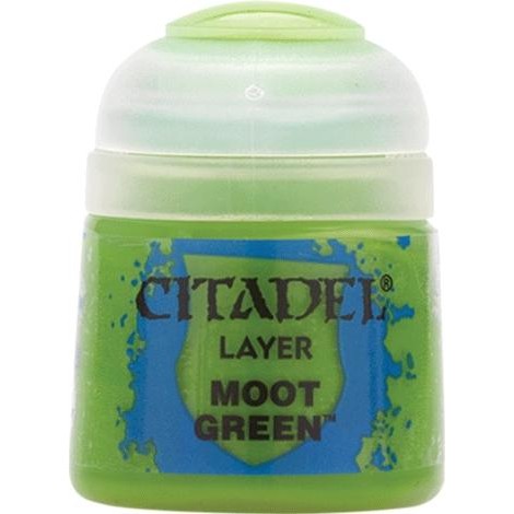 Citadel Layer: Moot Green - Warhammer Model Paint, 12ml Pot - Games Workshop