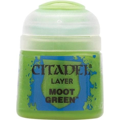 Citadel Layer: Moot Green - Warhammer Model Paint, 12ml Pot - Games Workshop