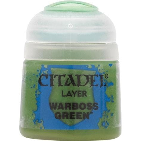 Citadel Layer: Warboss Green - Warhammer Model Paint, 12ml Pot - Games Workshop