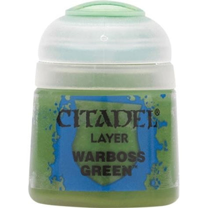 Citadel Layer: Warboss Green - Warhammer Model Paint, 12ml Pot - Games Workshop