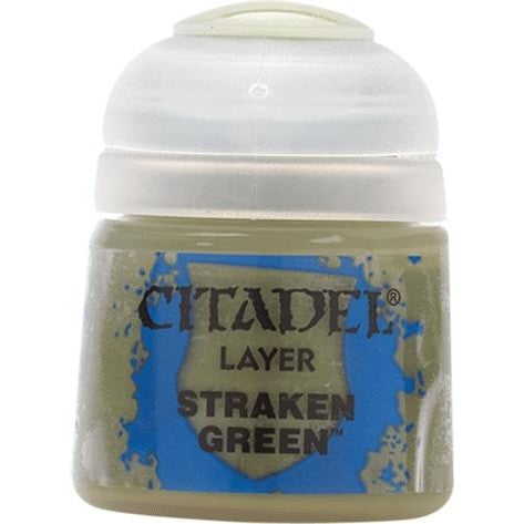 Citadel Layer: Straken Green - Warhammer Model Paint, 12ml Pot - Games Workshop
