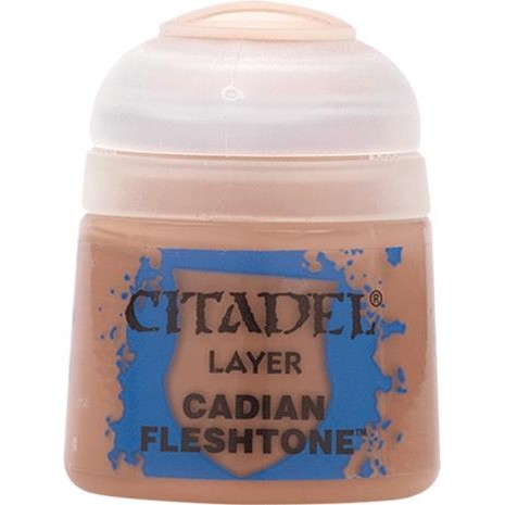 Citadel Layer: Cadian Fleshtone - Warhammer Model Paint, 12ml Pot - Games Workshop
