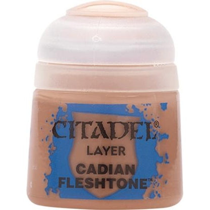 Citadel Layer: Cadian Fleshtone - Warhammer Model Paint, 12ml Pot - Games Workshop