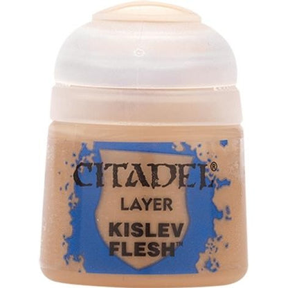 Citadel Layer: Kislev Flesh - Warhammer Model Paint, 12ml Pot - Games Workshop