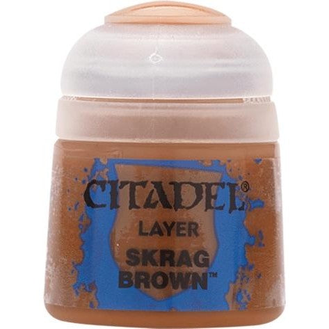 Citadel Layer: Skrag Brown - Warhammer Model Paint, 12ml Pot - Games Workshop