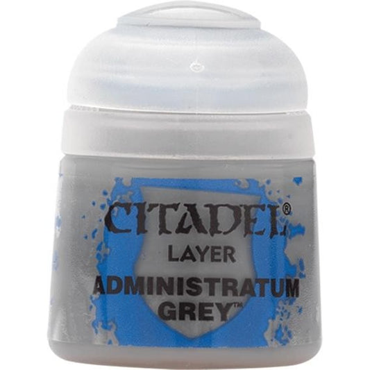 Citadel Layer: Administratum Grey - Warhammer Model Paint, 12ml Pot - Games Workshop