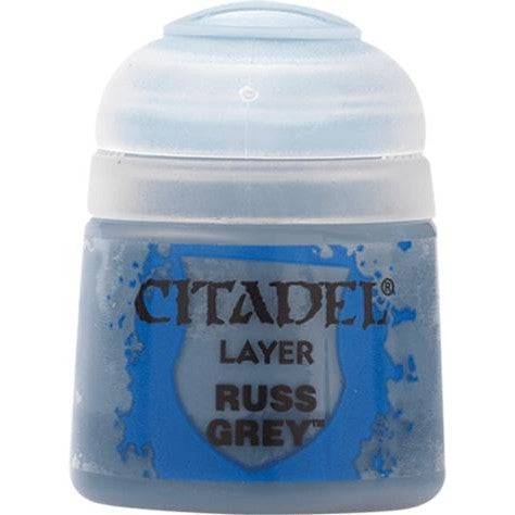 Citadel Layer: Russ Grey - Warhammer Model Paint, 12ml Pot - Games Workshop