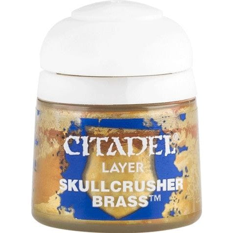 Citadel Layer: Skullcrusher Brass - Warhammer Miniature Paint, 1ml Pot - Games Workshop