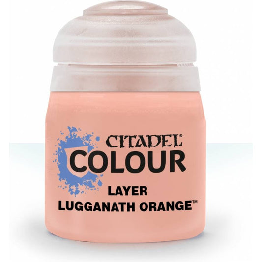 Citadel Colour: Layer Lugganath Orange - Warhammer Model Paint, 12ml Pot - Games Workshop