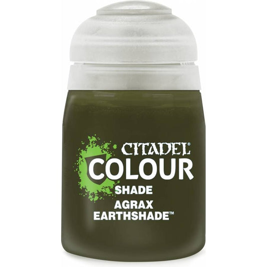 Citadel Colour: Shade Agrax Earthshade - Warhammer Model Paint, 18ml Pot - Games Workshop