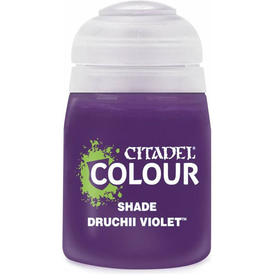Citadel Colour: Shade Druchii Violet - Warhammer Model Paint, 18ml Pot - Games Workshop