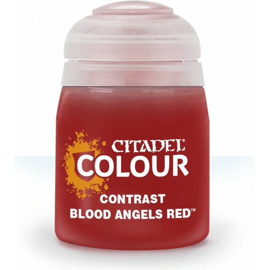 Citadel Colour: Contrast Blood Angels Red - Warhammer Model Paint, 18ml Pot - Games Workshop