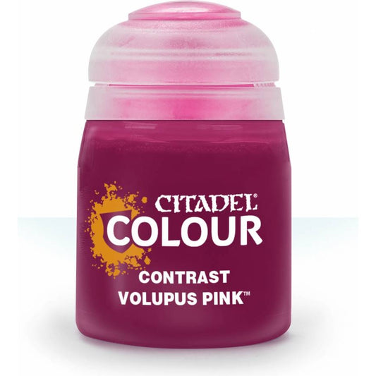 Citadel Colour: Contrast Volupus Pink - Warhammer Model Paint, 18ml Pot - Games Workshop