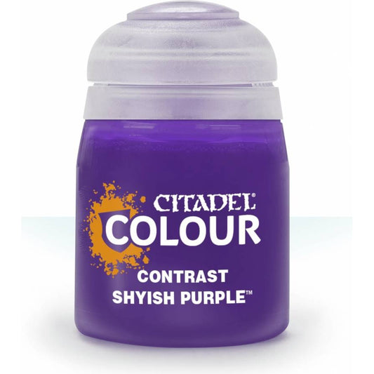 Citadel Colour: Contrast Shyish Purple - Warhammer Model Paint, 18ml Pot - Games Workshop
