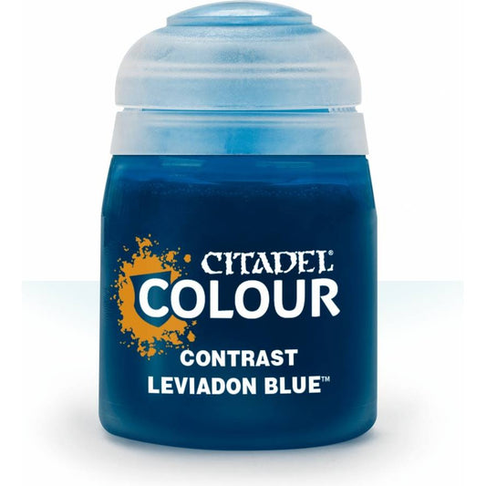 Citadel Colour: Contrast Leviadon Blue - Warhammer Model Paint, 18ml Pot - Games Workshop